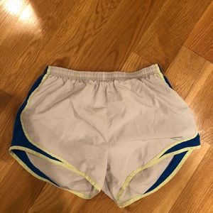 Nike running shorts white